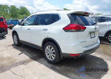 2017 Nissan Rogue Sv из США, поврежденный, VIN KNMAT2MV6HP556717